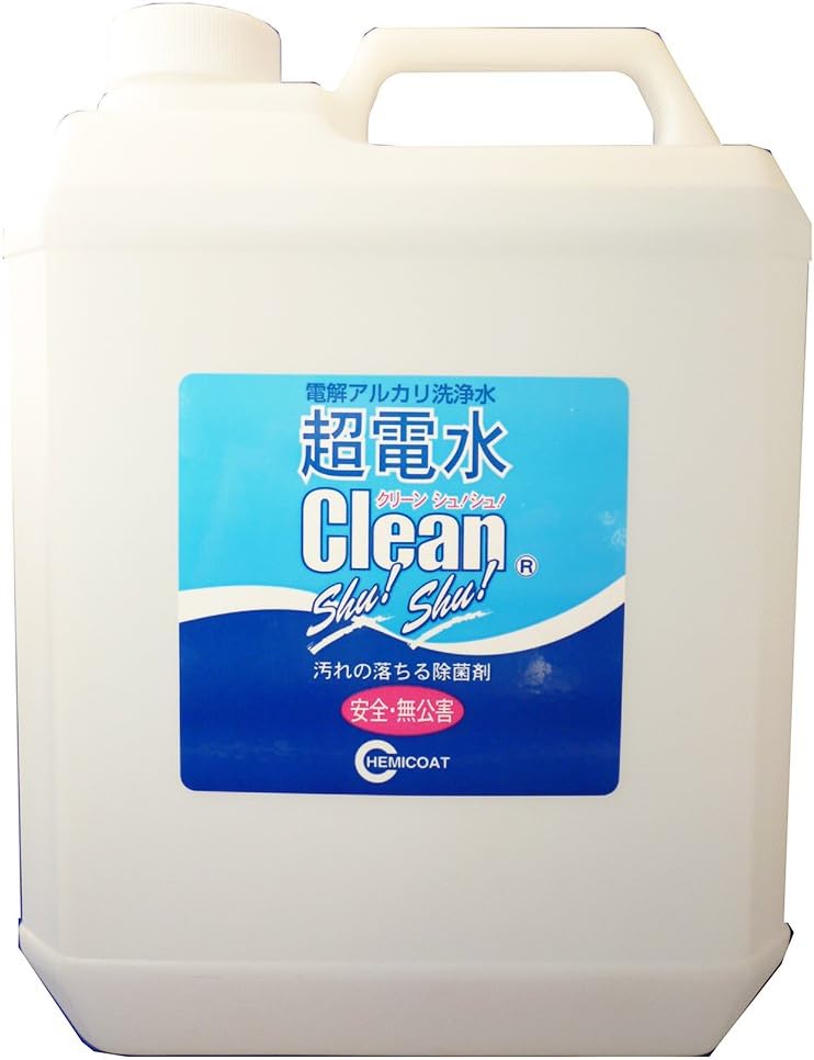 【ポイント10倍】 ケミコート 超電水クリーンシュシュ 業務用 4L 超電解水 掃除用洗剤 詰替用 超電水クリーン シュ!シュ!