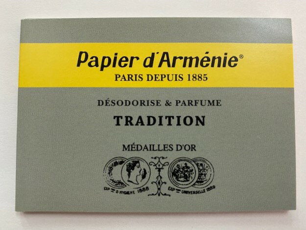 パピエダルメニイトリプル トラディショナル 36回分 紙のお香 臭い消し フランス産