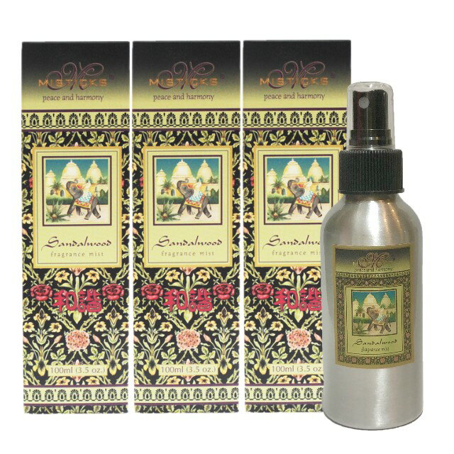 MISTICKS FRAGRANCE MIST SANDALWOOD 3PCS / ミスティックス フレグランス ミスト サンダルウッド 3本セット/ ルームフレグランス