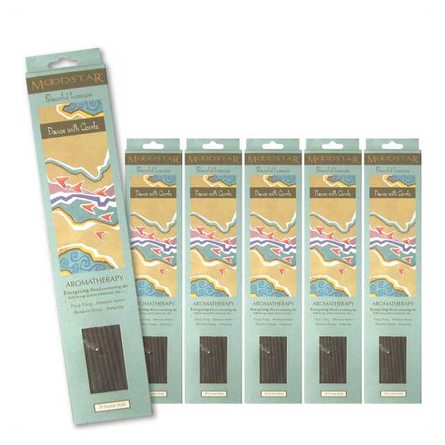 ★ネコポス送料無料★ MOODSTAR INCENSE STICK DANCE WITH CLOUDS 6PCS / ムードスター インセンス スティック ダンス ウィズ クラウズ 6個セット(120本) / Room Fragrance お香