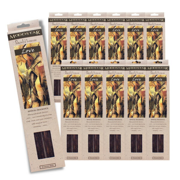 MOODSTAR INCENSE STICK LOVE 12PCS / ムードスター インセンス スティック ラブ 12個セット(240本) / Room Fragrance