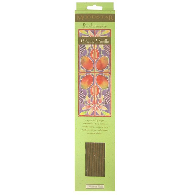 ͥݥб MOODSTAR INCENSE STICK MANGO VANILLA / 󥻥 ƥå ޥ󥴡Х˥ / ...