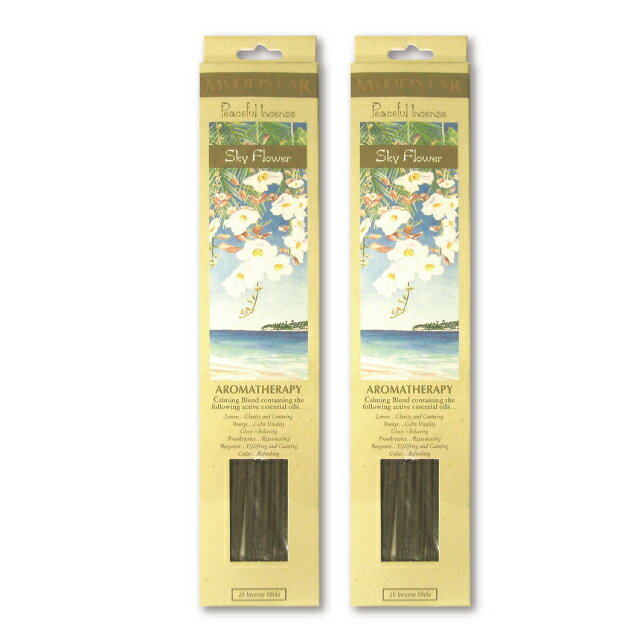 ★ネコポス対応★ MOODSTAR INCENSE STICK SKY FLOWER 2PCS / ムードスター インセンス スティック スカイフラワー 2個セット / Room Fragrance お香