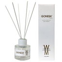 GONESH INTERIOR COLLECTION REED DIFFUSER WHITE MUSK / ガーネッシュ インテリアコレクション リードディフューザー ホワイトムスク 日本製 / 芳香剤