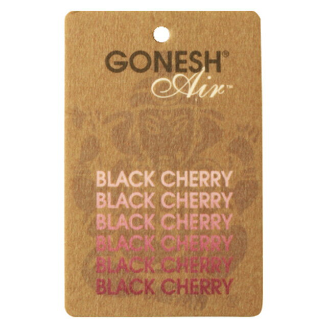 GONESH PAPER BLACK CHERRY / ガーネッシュ ペーパー ブラックチェリー / AIR FRESHENER 芳香剤