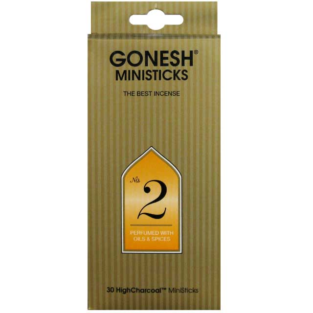 GONESH INCENSE MINI STICK NO.2 / ガーネッシュ インセンス ミニスティック NO.2 / Room Fragrance お香