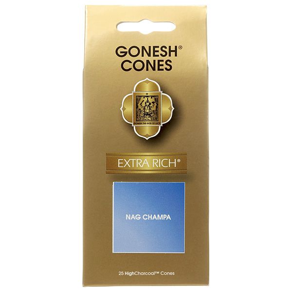 GONESH INCENSE CONE NAG CHAMPA / ガーネッシ