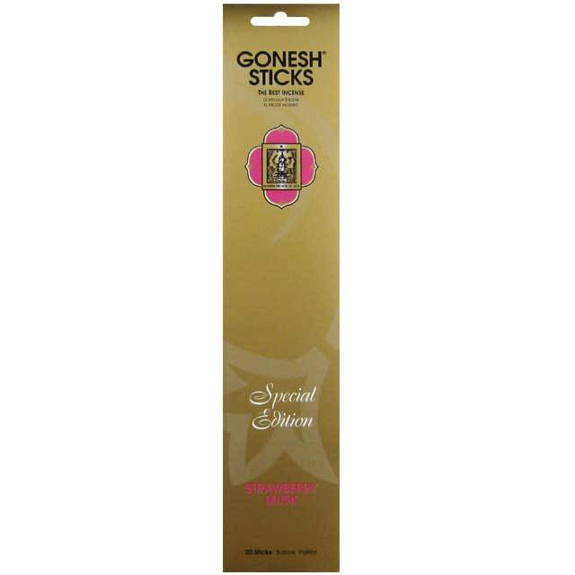GONESH INCENSE STICK SPECIAL EDITION STRAWBERRY MUSK / ガーネッシュ インセンス スティック スペシャルエディション ストロベリームスク / Room Fragrance お香