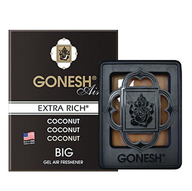 GONESH BIG GEL COCONUT / ガーネッシュ ビッグ ゲル ココナッツ / AIR FRESHENER 芳香剤