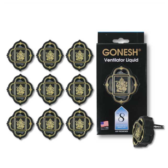 GONESH VENTILATOR LIQUID NO.8 10PCS / ガーネッシュ ヴェンティレーターリキッド NO.8 10個セット / AIR FRESHENER 芳香剤