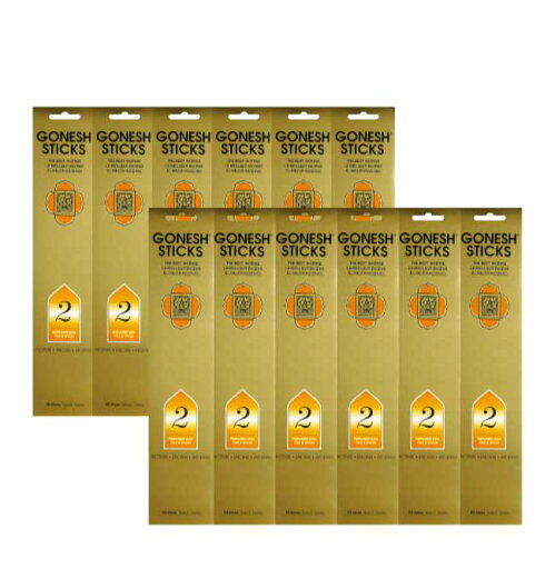 GONESH INCENSE STICK NO.2 12PCS / ガーネッシュ インセンス スティック 12個セット(240本)/ Room Fragrance お香 GONESH INCENSE STICK NO.2 12PCS / ガーネッシュ インセンス スティック 12個セット(240本)/ Room Fragrance お香