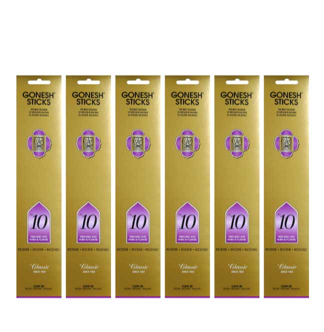 ★ネコポス送料無料★ INCENSE STICK NO.10 6PCS / ガーネッシュ スティック インセンス NO.10 6個セット(120本) / Room Fragrance お香