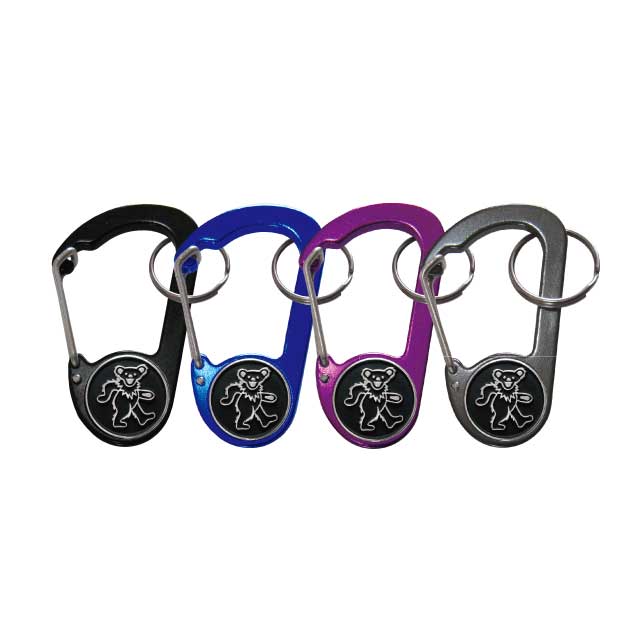 GRATEFUL DEAD DANCING BEAR BUTTON CARABINER / グレイトフルデッド ダンシングベアー ボタン カラビナ / デッドベアー