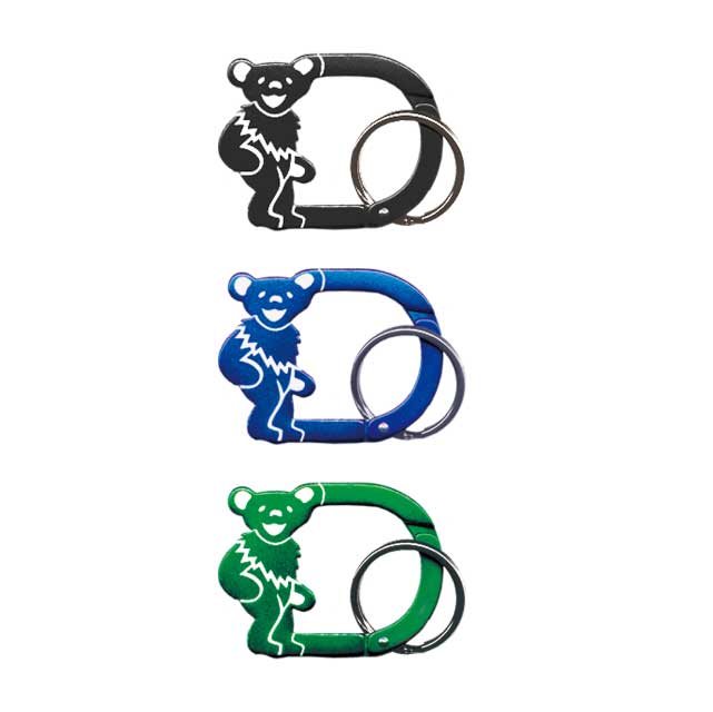 ★ネコポス対応★ GRATEFUL DEAD DANCING BEARBISON DESIGNS CARABINER / グレイトフルデッド ダンシングベアーカラビナ / デッドベアー