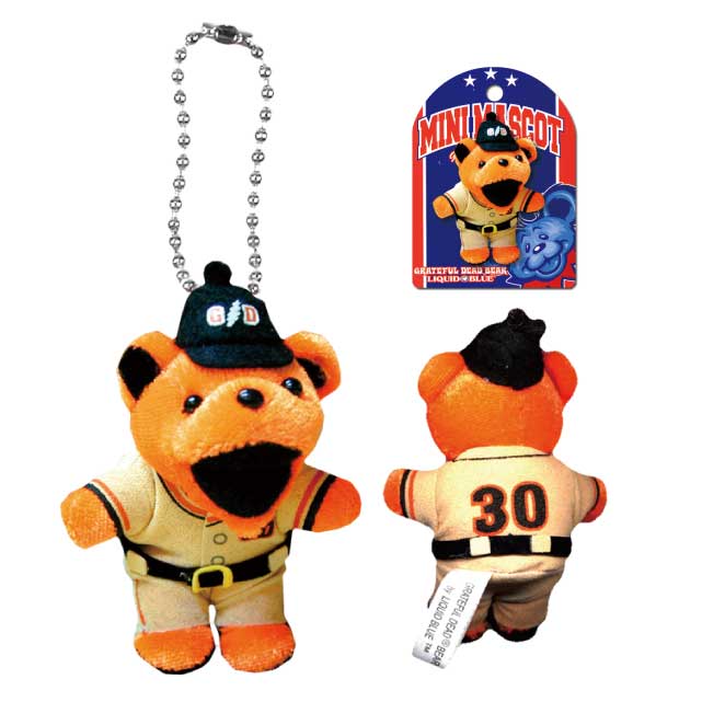 GRATEFUL DEAD MINI MASCOT BASEBALL / グレイトフルデッド ベースボールベアー ミニマスコット / デッドベアー スマホ アクセサリー ストラップ