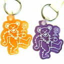 ★ネコポス対応★ GD DANCING BEAR KEY RING / グレイトフルデッド ダンシングベアー ラバーキーリング 全2色 / デッドベアー キーホルダー