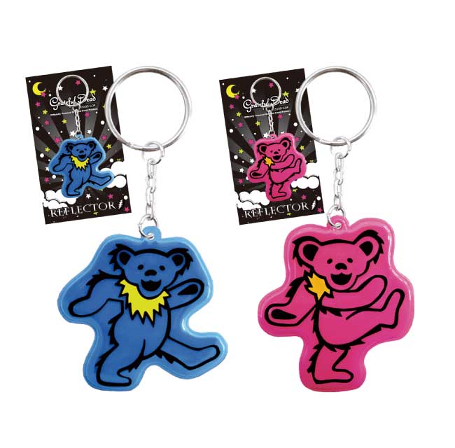 GRATEFUL DEAD BEAR/SYF REFLECTOR KEY RING / グ