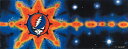 GRATEFUL DEAD 8.5 TIE DYE BUMPER STICKER / グレイトフルデッド タイダイ バンパー ステッカー シール