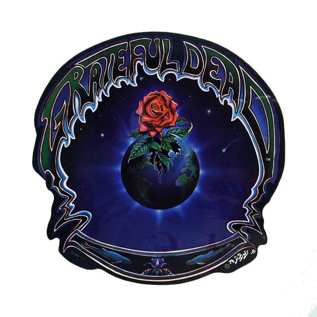 GRATEFUL DEAD EARTH ROSE STICKER / グレイトフルデッド アース ローズ ステッカー シール