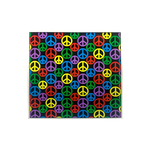 【 PEACE SIGNS ALL OVER STICKER 】ピース サイン オール オーバー ステッカー【 窓 バイク iPad ノートPC シール 】