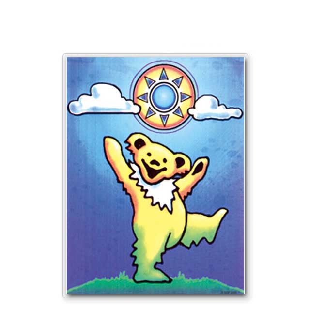 GD SUNNY BEAR WINDOW STICKER / グレイトフルデッド サニー ベアー ウィンドウ ステッカー / シール 裏貼り