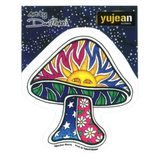 DAN MORRIS SUN MUSHROOM STICKER / ダンモリス サン マッシュルーム ステッカー / シール
