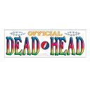 グレイトフルデッド デッドヘッド ステッカー / GRATEFUL DEAD DEADHEAD STICKER / シール