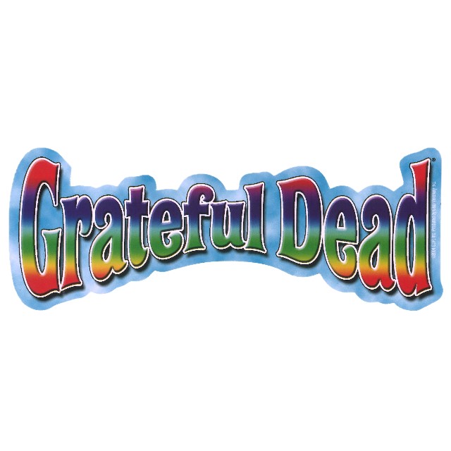 グレイトフルデッド レインボー ロゴ ステッカー ステッカー / GRATEFUL DEAD RAINBOW LOGO STICKER / シール