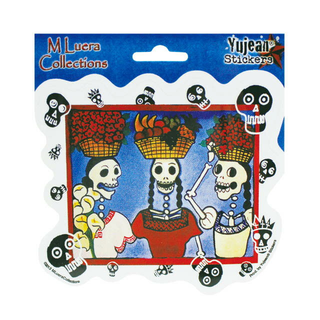 【 M.LUERA COLLECTIONS MARKET LADIES 】【 マリアン・ルエラ コレクションズ マーケット レイディーズ ステッカー 】メキシカ...