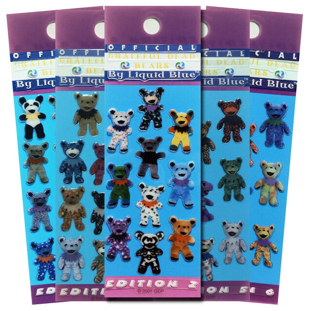 GRATEFUL DEAD 3D BEAN BEAR STICKER / グレイトフルデッド 3D ビーンベア ステッカー ED.2〜ED.6 ステッカー シー...