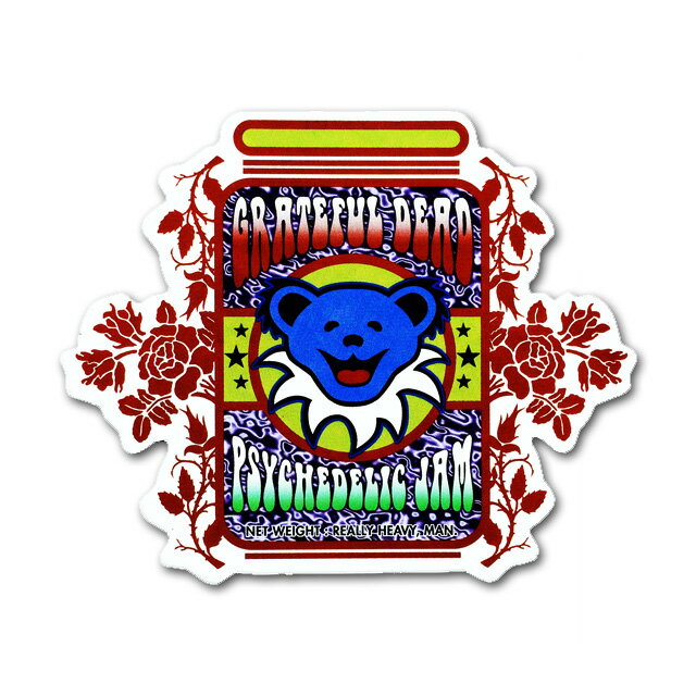 GRATEFUL DEAD PSYCHDELIC JAM STICKER / グレイトフルデッド サイケデリック ジャム ステッカー シール