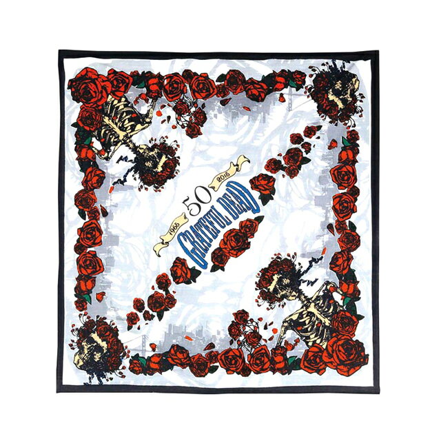 バンダナ GRATEFUL DEAD 50TH ANNIVERSARY BERTHA BANDANA / グレイトフルデッド 50周年記念 限定 バンダナ