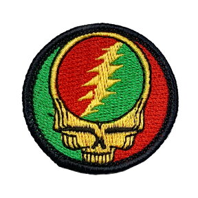 GRATEFUL DEAD RASTA SYF PATCH / グレイトフルデッド ラスタ スティール ユア フェイス ワッペン