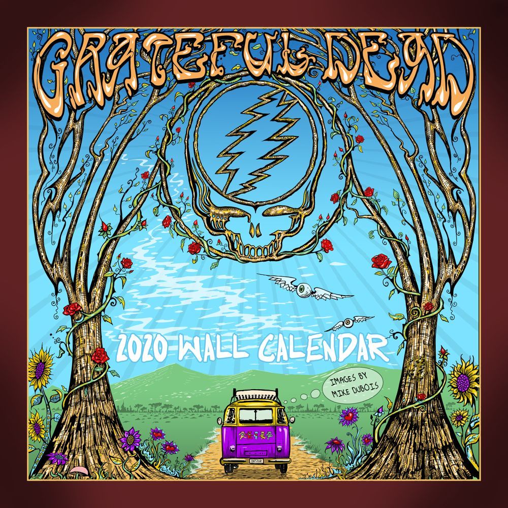 2020 GRATEFUL DEAD CALENDAR / 2020年 グレイトフルデッド カレンダー / 壁掛け レコード CD