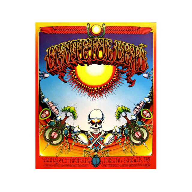 アオクソモクソア ポスター/GRATEFUL DEAD/グレイトフルデッド/ロック/ポスター/オフィシャル/インテリア