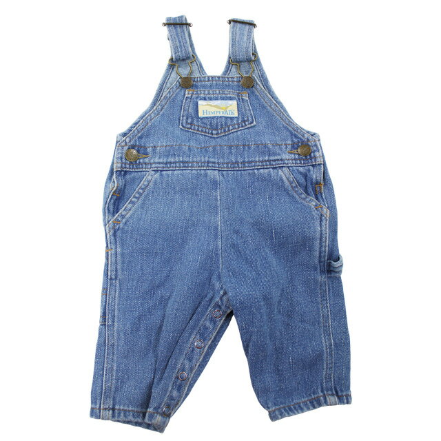 HEMPER ALLS OVER ALL BABY KID'S シンプルなオーバーオールです。 ★MADE IN THE U.S.A★ 【 素　材 】COTTON 45% HEMP 55% 【 カラー 】INDIGO DENIM 【 サイズ...