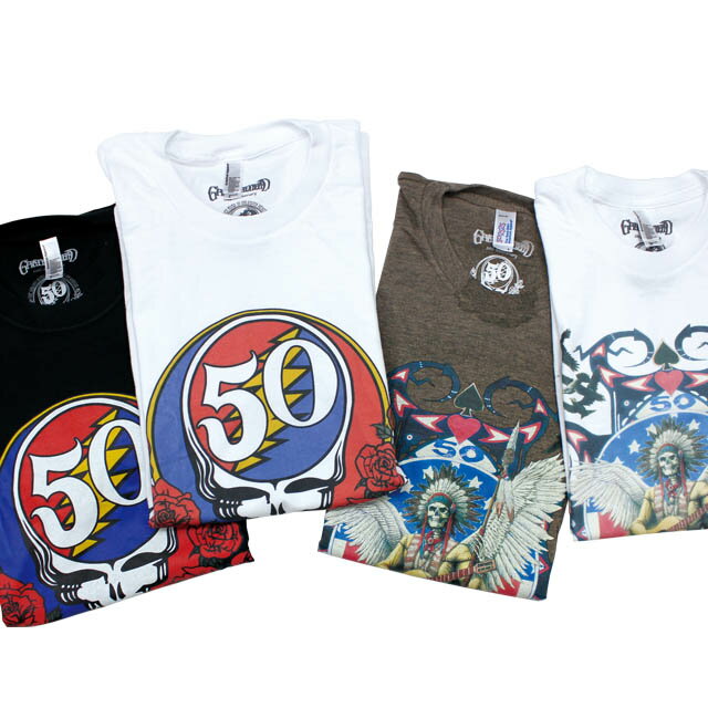 GRATEFUL DEAD 50TH INDIAN T-SHIRT / グレイトフルデッド 50周年 インディアン Tシャツ / ロック バンド 限定