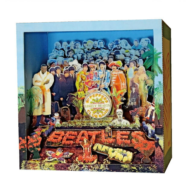 【 ザ ビートルズ サージェント ペパーズ 立版古 ペーパージオラマ 組立キット 】【 The Beatles Yellow Submarine 】インテリア ジオラマ 工作