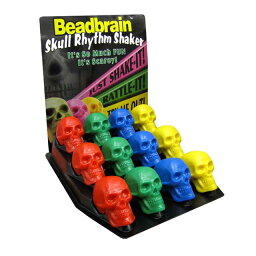 【 SKULL RHYTHM SHAKER 】スカル リズム シェイカー 6カラー / マラカス 楽器 トイ おもちゃ パーティー グッズ ハロウィン