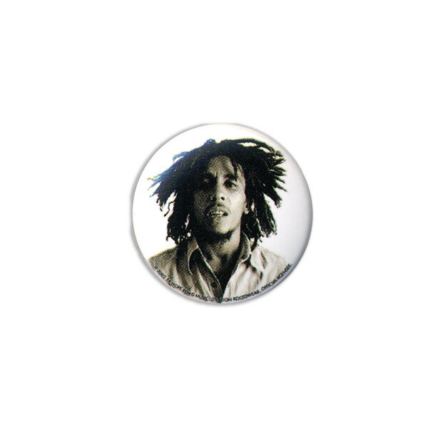 【 SEPIA PIN 】【 Bob Marley 缶バッチ 】ボブ マーリー レゲエ ジャマイカ ラスタファリ