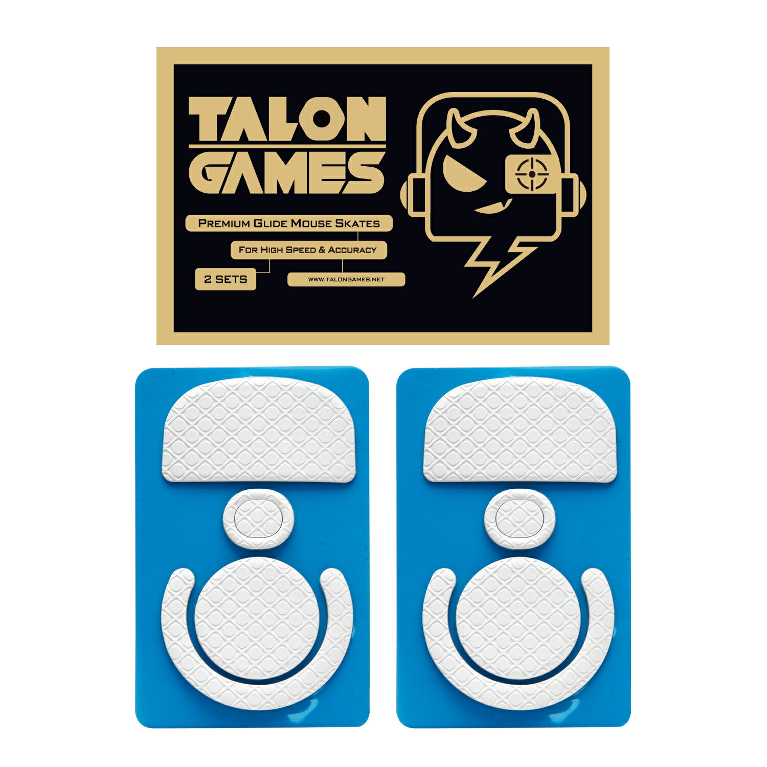 TALONGAMES マウスソール 3Dシリーズ Logicool G Pro X Superlight Wireless 用 でこぼこ スーパースムーズ マウスフィート ゲーミング マウス 交換用 プレミアム グライド マウススケート 超低摩擦 高耐久 【日本正規代理店保証品】(TA76)