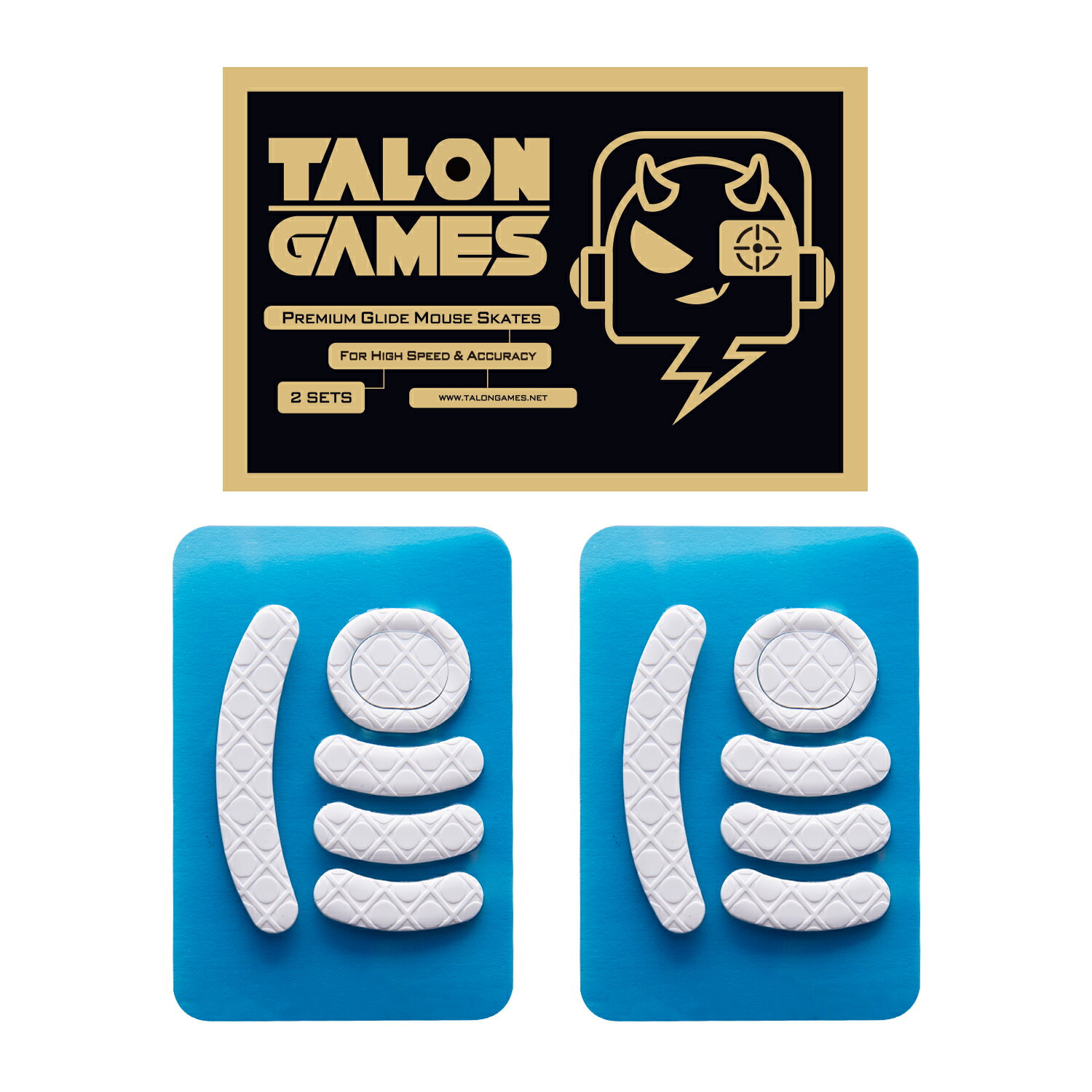 TALONGAMES マウスソール 3Dシリーズ Logicool G Pro Wireless 用 でこぼこ スーパースムーズ マウスフィート ゲーミング マウス 交換用 プレミアム グライド マウススケート 超低摩擦 高耐久 【日本正規代理店保証品】(TA74)