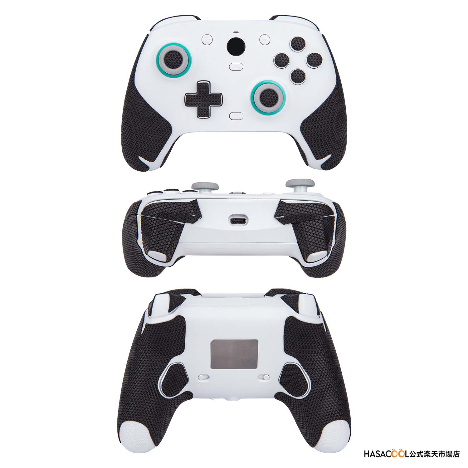 HASACOOL楽天市場店のTALONGAMES Gamesir G7 SE コントローラーグリップ クラシックバージョン アンチスリップテープ G7 SE グリップ力強化 吸汗力強化 [ グリップ部分 + 十字キーパッド + ボタン + トリガー] ブラック【 日本正規代理店保証品 】｜アングル2