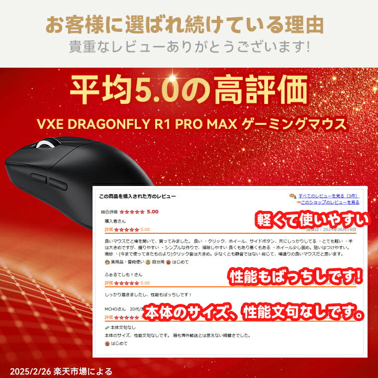 VXE DRAGONFLY R1 PRO MA...の紹介画像2