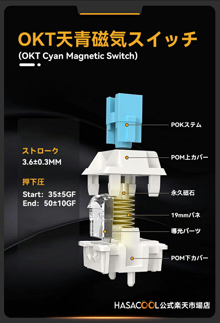 ������̵����iROK ND63 ���꡼�� ND63PRO ��ԥåɥȥꥬ�� ���������å� �����ߥ󥰥����ܡ��� �ᥫ�˥��� TKL 65% �ۥåȥ���å� RGB�Хå��饤�� �ݡ���󥰥졼��8000Hz ����������˥� 4000Hz �����ٱ� 0.3ms �ǥåɥ�����0 �⥳����