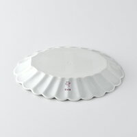 花離宮楕円皿大(化粧箱入)【波佐見焼】石丸陶芸ミニョン古伊万里赤ピンク色晴れの日やお祝いの席にぴったり
