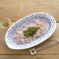 ドットライングルメ鉢【波佐見焼き】【カレー皿】【パスタ皿】お買い得格安石丸陶芸ミニョンギフト無料ラッピング楕円人気
