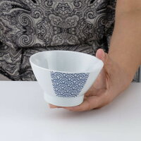 kuvioウェーブ飯碗【波佐見焼き】石丸陶芸ミニョン人気窯元茶わんくらわんかギフト無料ラッピング北欧風