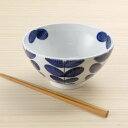 aoba16cm丼【波佐見焼き】石丸陶芸 ミニョン あおば 青葉 北欧風 小さ目 人気窯元 茶わん ギフト無料ラッピング 手書き 手描き 葉っぱ
