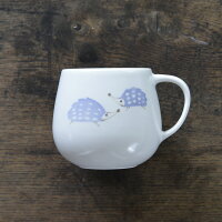 はりねずみルリミニマグカップ【波佐見焼】